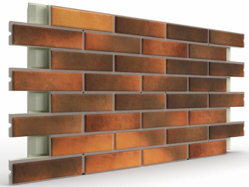Купить клинкерные термопанели с плиткой Element Klinker Retro Brick Curry